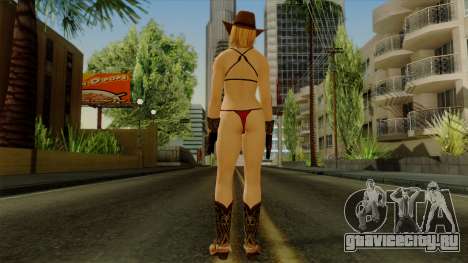 Dead or Alive 5 Tina Cowgirl Outfit для GTA San Andreas