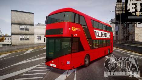 Wrightbus New Routemaster Go Ahead London для GTA 4