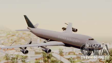 Boeing 747 United Airlines для GTA San Andreas