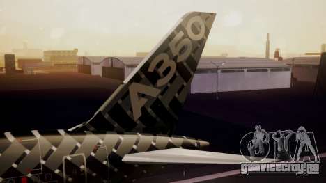 Airbus 350-900XWB MSN2 Carbon Livery для GTA San Andreas