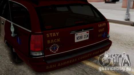 Chevy Caprice Station Wagon 1993-1996 SACFD для GTA San Andreas