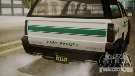 GTA 5 Declasse Granger Park Ranger IVF для GTA San Andreas