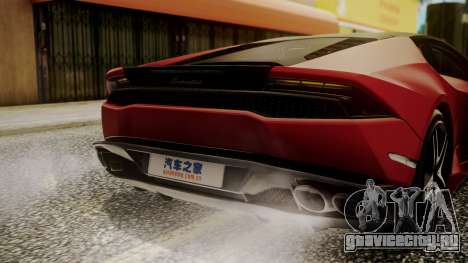 Lamborghini Huracan LP-610 VELLANO для GTA San Andreas
