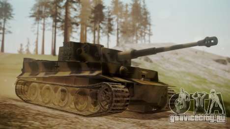 Panzerkampfwagen VI Tiger Ausf. H1 No Interior для GTA San Andreas