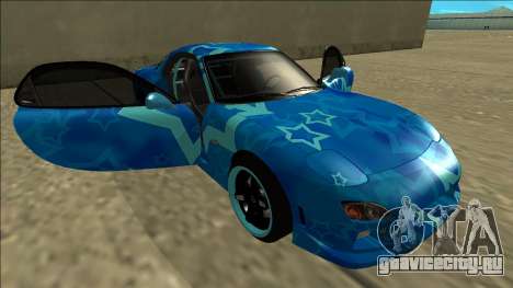 Mazda RX-7 Drift Blue Star для GTA San Andreas