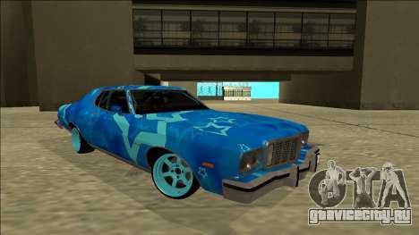 Ford Gran Torino Drift Blue Star для GTA San Andreas