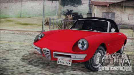 Alfa Romeo Spider Duetto 1966 для GTA San Andreas