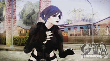 Black Hair Domino from Deadpool для GTA San Andreas