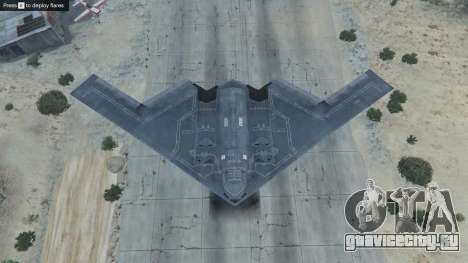 B-2A Spirit Stealth Bomber для GTA 5
