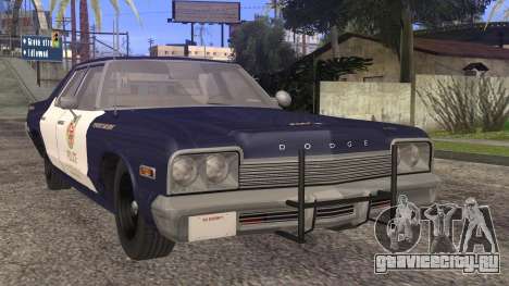 Dodge Monaco 1974 LSPD StickTop Version для GTA San Andreas