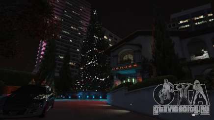 Новогодние украшения для дома Майкла для GTA 5