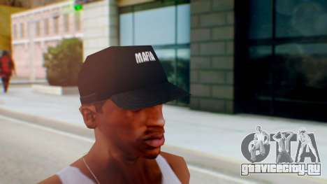 Mafia Cap Black White для GTA San Andreas