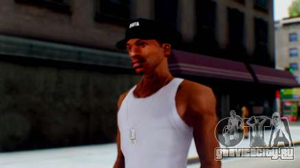 Mafia Cap Black White для GTA San Andreas