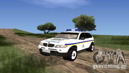 BMW X5 Ukranian Police для GTA San Andreas