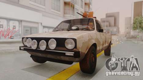Volkswagen Caddy Military Vehicle для GTA San Andreas
