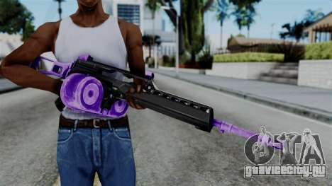 Purple M4 для GTA San Andreas