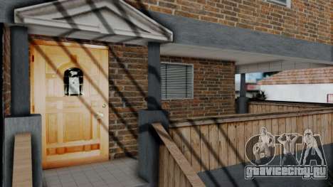 Новые текстуры дома CJя v2 (c интерьером) для GTA San Andreas