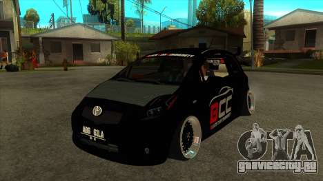 Toyota Yaris (Vitz) [Black Car Community] для GTA San Andreas