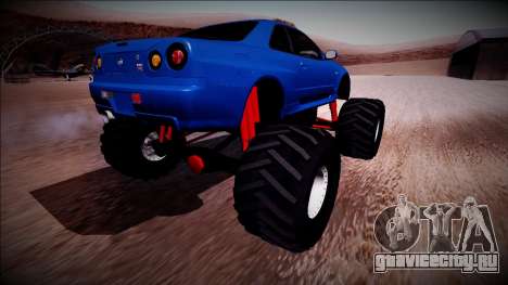 Nissan Skyline R34 Monster Truck для GTA San Andreas