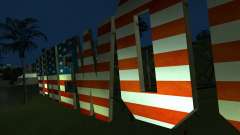 New Vinewood colors USA flag для GTA San Andreas