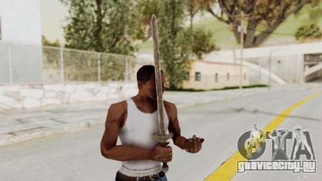 Skyrim Iron Long Sword для GTA San Andreas