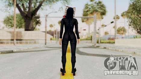 DoA5 LR Nyotengu Black Leather для GTA San Andreas