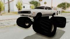 Dodge Challenger 1970 Monster Truck для GTA San Andreas