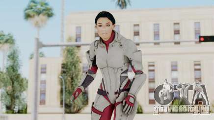 ME 1 Ashley Williams Default White Armor для GTA San Andreas