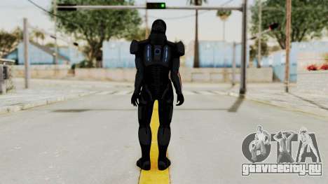 ME2 Shepard Default N7 Armor with Death Mask для GTA San Andreas