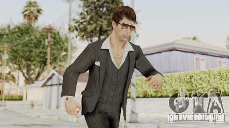 Scarface Tony Montana Suit v2 with Glasses для GTA San Andreas