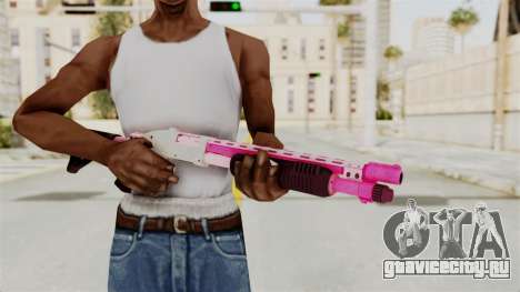 GTA 5 Pump Shotgun Pink для GTA San Andreas
