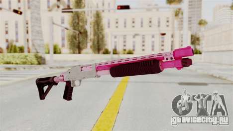 GTA 5 Pump Shotgun Pink для GTA San Andreas