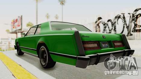GTA 5 Dundreary Virgo Classic Custom v1 для GTA San Andreas