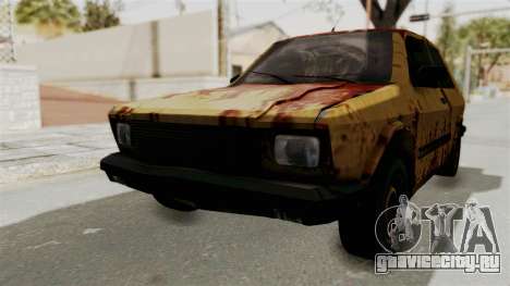 Zastava Yugo Koral 55 Rusty для GTA San Andreas