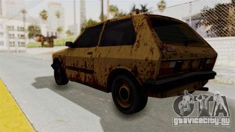 Zastava Yugo Koral 55 Rusty для GTA San Andreas