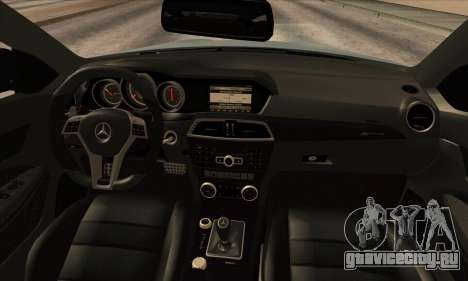 Mercedes-Benz C63 AMG Black-series для GTA San Andreas