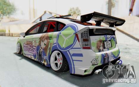 Toyota Prius Hybrid 2011 Hellaflush IF Itasha для GTA San Andreas