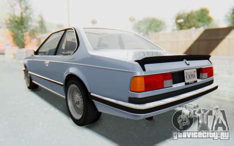 BMW M635 CSi (E24) 1984 IVF PJ1 для GTA San Andreas