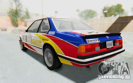 BMW M635 CSi (E24) 1984 IVF PJ1 для GTA San Andreas