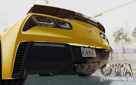 Chevrolet Corvette C7.R Z06 2015 для GTA San Andreas