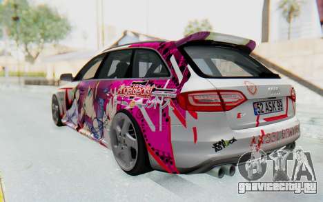 Audi S4 Avant Yurippe Angel Beats Itasha для GTA San Andreas