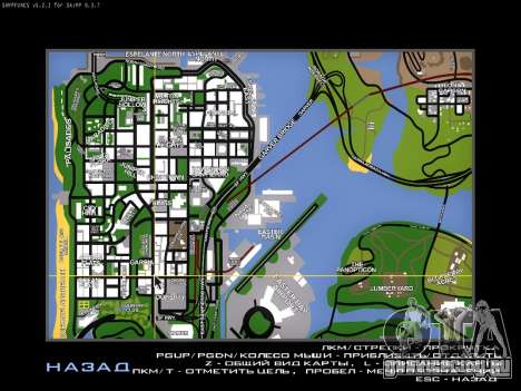 Карта для SAMP для GTA San Andreas
