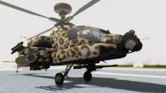 AH-64 Apache Leopard для GTA San Andreas