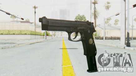 Tariq Iraqi Pistol Back v1 Black Long Ammo для GTA San Andreas
