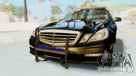 Mercedes-Benz E63 German Police Blue для GTA San Andreas