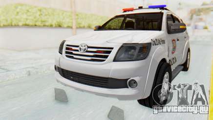 Toyota Fortuner 4WD 2015 Paraguay Police для GTA San Andreas