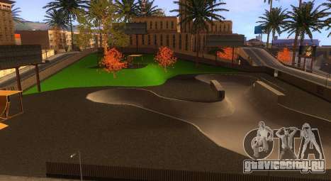 Новые текстуры скейт-парка и госпиталя для GTA San Andreas