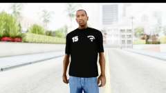 Stussy Black T-Shirt для GTA San Andreas