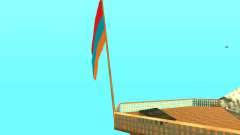 Armenian Flag On Mount Chiliad V-2.0 для GTA San Andreas