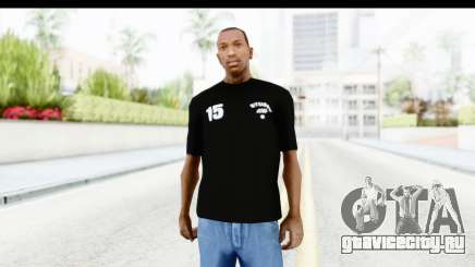 Stussy Black T-Shirt для GTA San Andreas